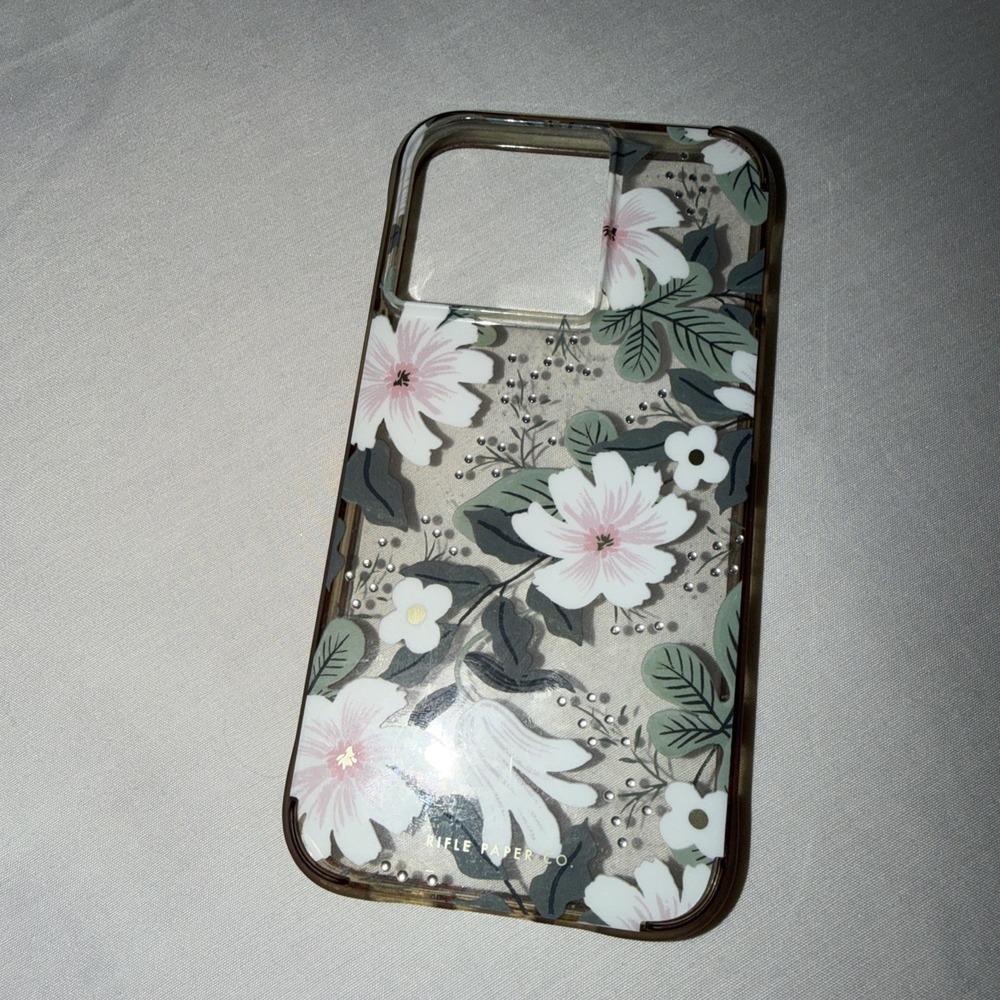 Rifle Paper Co Clear Willow Case for Apple iPhone 13 Pro Max‎ (6.7")